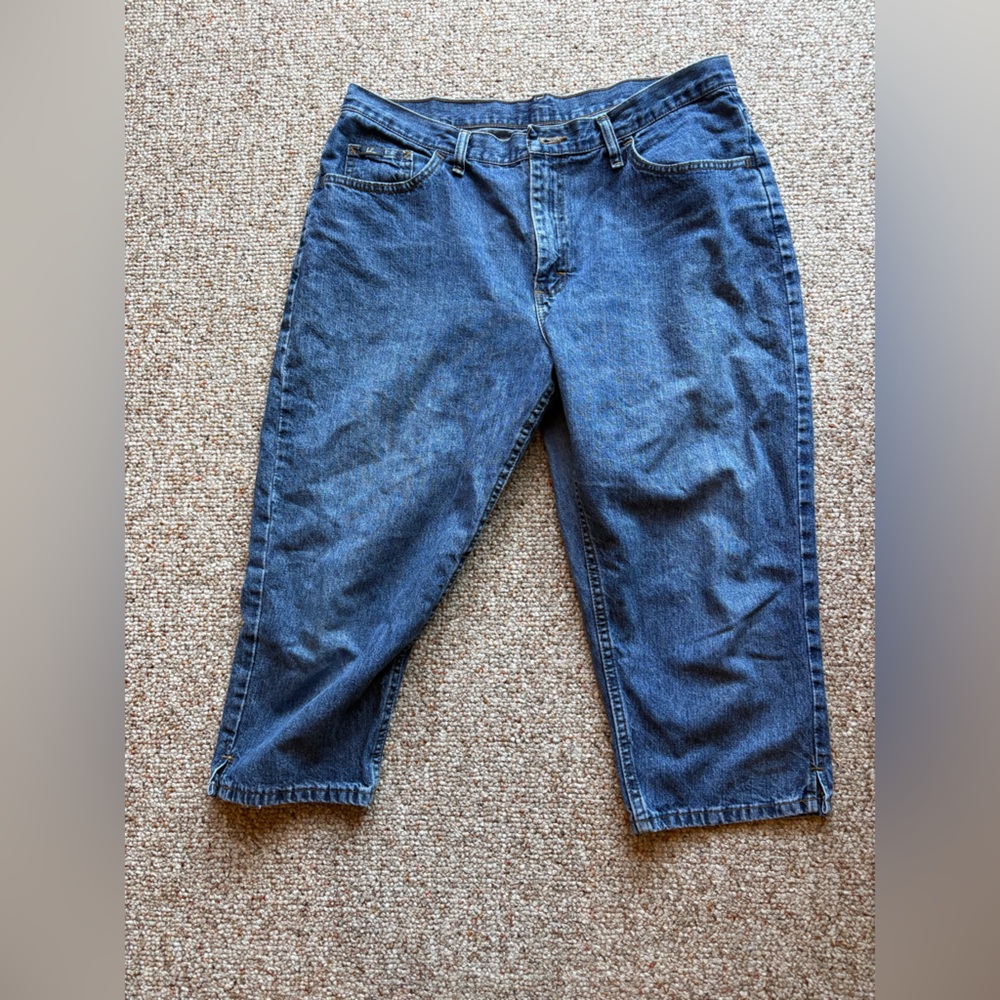 Blu Capri Jeans 16 Medium Cropped